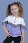 Toontoy Kız Çocuk Reflektör Detaylı Garnili Tişört - 10