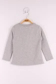 Toontoy Kız Çocuk Yazı Nakışlı Puanlı T-Shirt - 6
