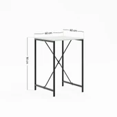 Eportatif 4 Kişilik Bar Masa Sandalye Seti Mutfak Yemek Masası Takımı Beyaz 1576 - 7