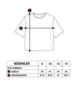 Toontoy Kız Çocuk Komple Baskılı Bağlama Detaylı Tişört - 2