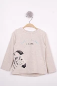 Toontoy Kız Çocuk Zebra Baskılı Nakışlı T-Shirt - 8