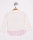 Toontoy Kız Çocuk Uğur Böceği Nakışlı T-Shirt - 2