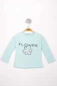 Toontoy Kız Çocuk Flower Baskılı T-Shirt - 3