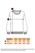 Toontoy Kız Çocuk Baskılı Balon Kol Sweatshirt - 6