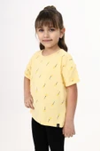 Toontoy Kız Çocuk Baskılı Tişört - 12
