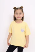 Toontoy Kız Çocuk Baskılı Tişört - 4