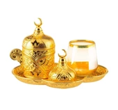 Ziyafet Tek Kişilik Sunum & Damat Kahve Fincanı - 1