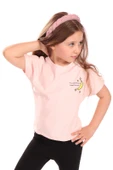 Toontoy Kız Çocuk Ay Yıldız Baskılı Tişört - 1