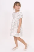 Toontoy Kız Çocuk Lale Desenli Elbise - 7