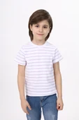 Toontoy Unisex Çocuk Çizgili Tişört - 5