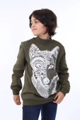 Toontoy Erkek Çocuk Kurt Baskılı Sweatshirt - 5