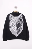 Toontoy Erkek Çocuk Kurt Baskılı Sweatshirt - 9