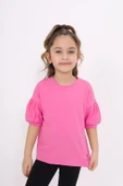 Toontoy Kız Çocuk Nakışlı Tişört - 4