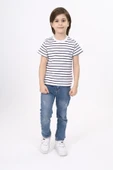 Toontoy Unisex Çocuk Çizgili Tişört - 11