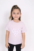 Toontoy Kız Çocuk Baskılı Tişört - 5