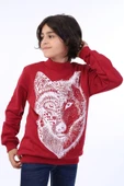 Toontoy Erkek Çocuk Kurt Baskılı Sweatshirt - 3