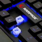Rampage KB-R66 BUBBLE USB Gökkuşağı Aydınlatmalı Q Multimedia Gaming Klavye - 7