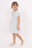 Toontoy Kız Çocuk Lale Desenli Elbise - 11