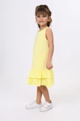 Toontoy Kız Çocuk Baskılı Elbise - 4