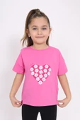 Toontoy Kız Çocuk Baskılı Tişört - 1