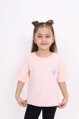 Toontoy Kız Çocuk Baskılı Tişört - 3