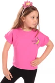 Toontoy Kız Çocuk Ay Yıldız Baskılı Tişört - 6