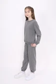 Toontoy Kız Çocuk Baskılı Sweatshirt - 3