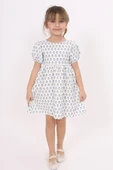 Toontoy Kız Çocuk Lale Desenli Elbise - 10