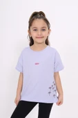 Toontoy Kız Çocuk Nakışlı Tişört - 11