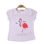 Toontoy Kız Bebek Filamingo Baskılı Tişört - 10