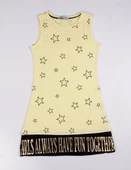 Toontoy Kız Çocuk Yıldız Baskılı Elbise thumbnail 11