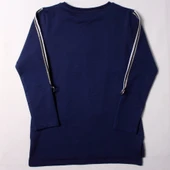 Toontoy Kız Çocuk Sweatshirt Hang Over Baskı Kol Üstü Şerit thumbnail 4