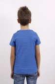 Toontoy Erkek Çocuk Flok Baskılı Örgülü Tişört - 1