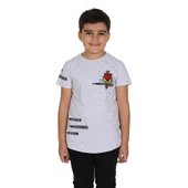 Toontoy Erkek Çocuk Tiger Nakışlı Tişört - 10