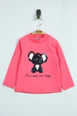 Toontoy Kız Bebek Panda Nakışlı T-Shirt - 5