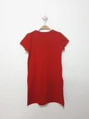 Toontoy Kız Çocuk Yazı inci Taşlı Elbise thumbnail 4