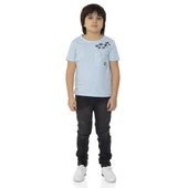Toontoy  Erkek Çocuk T-shırt Palmiyeli Baskı - 3