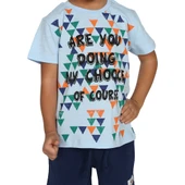 Toontoy Erkek Çocuk Renkli Baskılı Şortlu Takım thumbnail 8