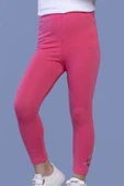Toontoy Kız Çocuk Kedi Nakışlı Tayt - 10