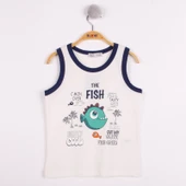 Erkek Çocuk Balık Baskılı Atlet thumbnail 9