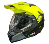 Sway Xbyc X60 Full Face Enduro Touring Adventure Kapalı Motosiklet Kaskı M Beden Kum Sarısı thumbnail 1