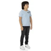 Toontoy  Erkek Çocuk T-shırt Palmiyeli Baskı - 5