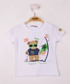 Toontoy Erkek Bebek Ayıcık Sörf Baskı - 5
