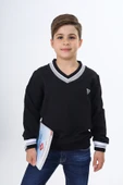 Toontoy Erkek Çocuk Okul Nakışlı Sweatshirt - 1