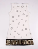 Toontoy Kız Çocuk Yıldız Baskılı Elbise thumbnail 5