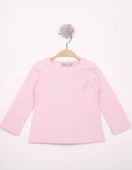 Toontoy Kız Bebek Göğsü Nakışlı T-Shirt - 6