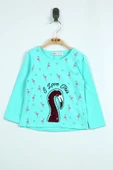 Toontoy Kız Bebek Flamingo Nakışlı T-Shirt - 6