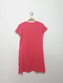 Toontoy Kız Çocuk Yazı inci Taşlı Elbise thumbnail 6