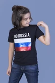 Toontoy Erkek Çocuk Go Russia Nakışlı Tişört - 1