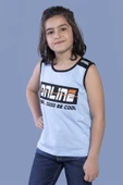 Erkek Çocuk Omuz Kısmı Online Baskılı Atlet - 3